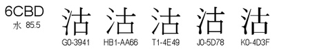 U+6CBD